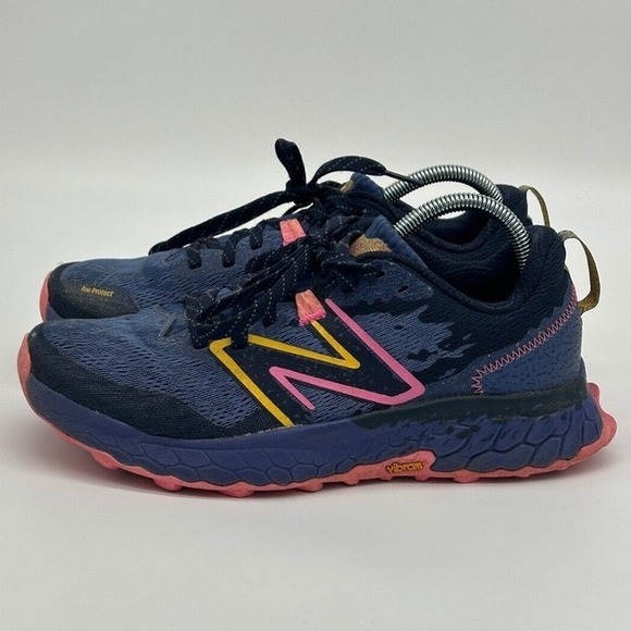 New Balance Shoes Womens 9.5D FF X Hierro V7 Blue Trail Running Sneaker WTHIERP7 - Picture 1 of 10
